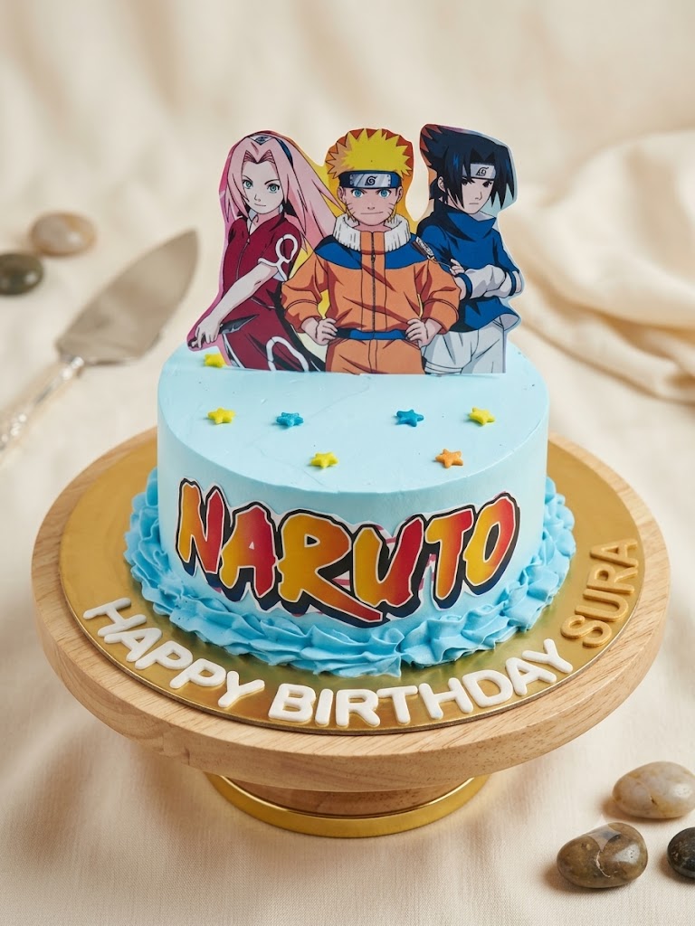 Naruto Theme Cake