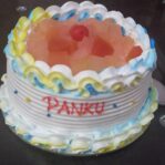 Floral Mix Fruit Cake