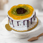 fresh mixed fruit cake