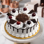 Red velvet Cherry cake