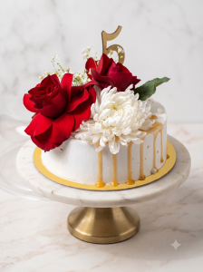Fresh Flower Cake